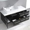 Modern Fittings Ceanna 53.5" Single Bath Vanity with Engineered Stone Top and Square Sink Faucet