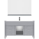 Modern Fittings Ava 55" Single Bath Vanity with Engineered Stone Top and Round Sink