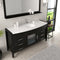 Modern Fittings Ava 61" Single Bath Vanity with Engineered Stone Top and Round Sink