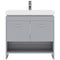 Modern Fittings Gloria 36" Single Bath Vanity with Ceramic Top and Integrated Square Sink