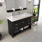 Modern Fittings Gloria 48" Single Bath Vanity and Square Sink Nickel Faucet