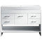 Modern Fittings Gloria 48" Single Bath Vanity in White and Square Sink