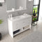 Modern Fittings Gloria 48" Single Bath Vanity with Ceramic Top and Integrated Square Sink