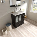 Modern Fittings Zola 30" Single Bath Vanity with Engineered Stone Top and Square Sink