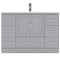 Modern Fittings Zola 48" Single Bath Vanity with Ceramic Top and Integrated Square Sink