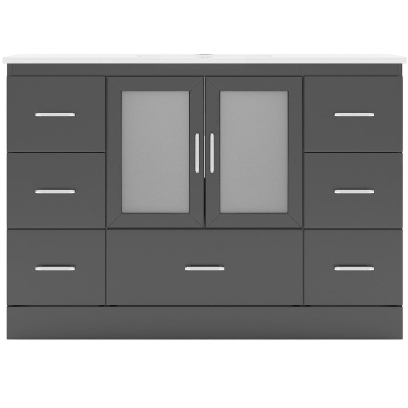 Modern Fittings Zola 48" Single Cabinet in Espresso Vanity