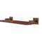 Allied Brass Montero Collection 16 Inch Solid IPE Ironwood Shelf MT-1-16-IRW-ABR