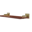 Allied Brass Montero Collection 16 Inch Solid IPE Ironwood Shelf MT-1-16-IRW-UNL