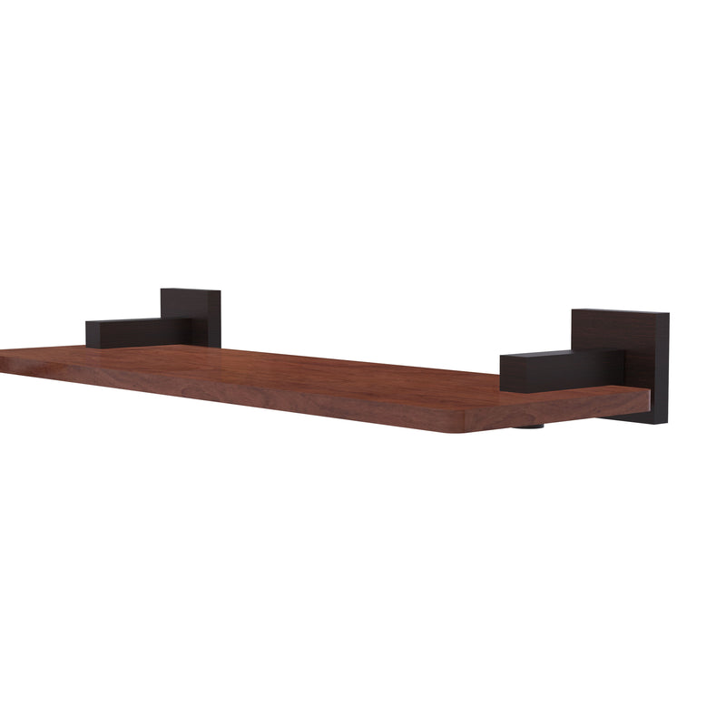 Allied Brass Montero Collection 16 Inch Solid IPE Ironwood Shelf MT-1-16-IRW-VB