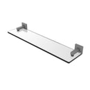 Allied Brass Montero Collection 22 Inch Glass Vanity Shelf with Beveled Edges MT-1-22-GYM