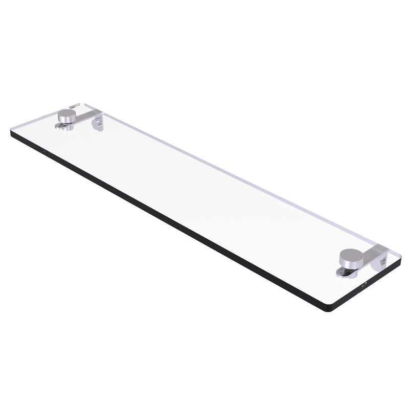 Allied Brass Montero Collection 22 Inch Glass Vanity Shelf with Beveled Edges MT-1-22-SCH