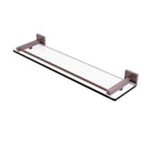 Allied Brass Montero Collection 22 Inch Glass Shelf with Gallery Rail MT-1-22-GAL-CA