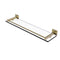 Allied Brass Montero Collection 22 Inch Glass Shelf with Gallery Rail MT-1-22-GAL-UNL