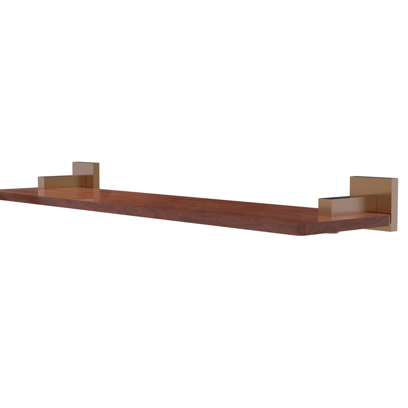 Allied Brass Montero Collection 22 Inch Solid IPE Ironwood Shelf MT-1-22-IRW-BBR