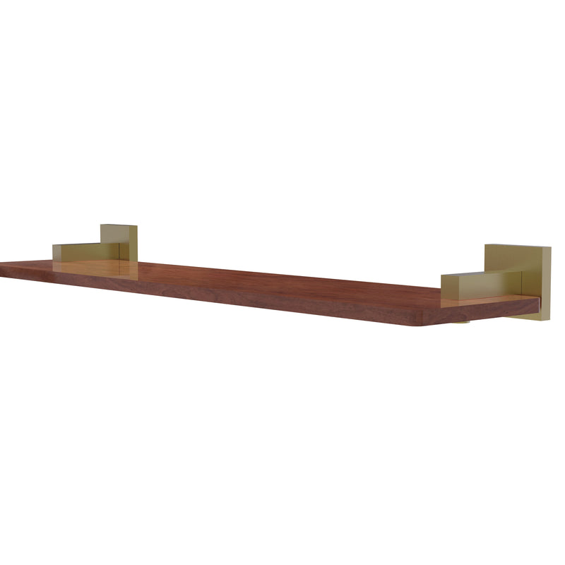 Allied Brass Montero Collection 22 Inch Solid IPE Ironwood Shelf MT-1-22-IRW-SBR