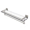 Allied Brass Montero Collection 22 Inch Gallery Glass Shelf with Towel Bar MT-1-22TB-GAL-SN