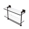 Allied Brass Montero Collection 16 Inch Two Tiered Glass Shelf with Integrated Towel Bar MT-2-16TB-ORB