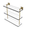 Allied Brass Montero Collection 16 Inch Triple Tiered Glass Shelf MT-5-16-UNL