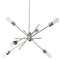 Dainolite 6 Light Pendant Burnished Chrome Finish NEB-336P-BC