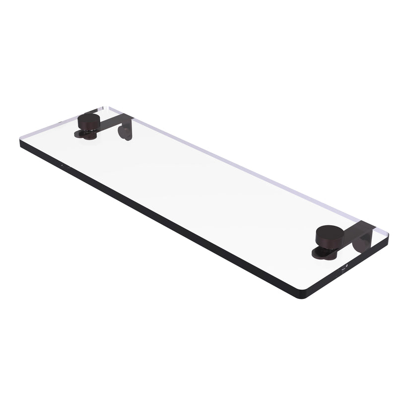 Allied Brass 16 Inch Glass Vanity Shelf with Beveled Edges NS-1-16-ABZ