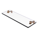 Allied Brass 16 Inch Glass Vanity Shelf with Beveled Edges NS-1-16-BBR