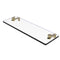 Allied Brass 16 Inch Glass Vanity Shelf with Beveled Edges NS-1-16-SBR