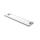 Allied Brass 22 Inch Glass Vanity Shelf with Beveled Edges NS-1-22-GYM