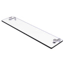 Allied Brass 22 Inch Glass Vanity Shelf with Beveled Edges NS-1-22-SCH