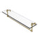 Allied Brass 22 Inch Glass Vanity Shelf with Integrated Towel Bar NS-1-22TB-SBR