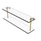 Allied Brass 22 Inch Two Tiered Glass Shelf NS-2-22-SBR