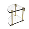 Allied Brass Two Tier Corner Glass Shelf NS-3-UNL