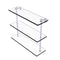 Allied Brass 16 Inch Triple Tiered Glass Shelf NS-5-16-PC