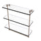 Allied Brass 16 Inch Triple Tiered Glass Shelf with Integrated Towel Bar NS-5-16TB-PEW