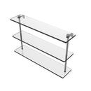 Allied Brass 22 Inch Triple Tiered Glass Shelf NS-5-22-GYM