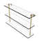 Allied Brass 22 Inch Triple Tiered Glass Shelf NS-5-22-SBR