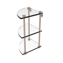 Allied Brass Three Tier Corner Glass Shelf NS-6-PEW