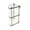 Allied Brass Three Tier Corner Glass Shelf NS-6-SBR