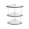 Allied Brass Three Tier Corner Glass Shelf NS-6-WHM