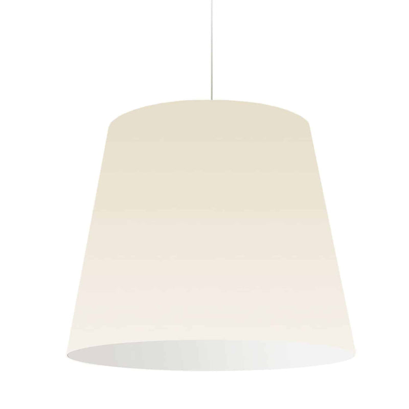 Dainolite 1 Light Oversized Drum Pendant Large Cream Shade OD-L-720