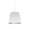 Dainolite 1 Light Oversized Drum Pendant Small   Wht/Slv OD-S-691