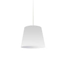 Dainolite 1 Light Oversized Drum Pendant Small Wht Shade OD-S-790