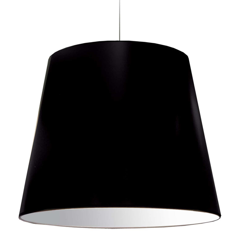 Dainolite 1 Light Oversized Drum Pendant X  Large  Black Shade OD-XL-797