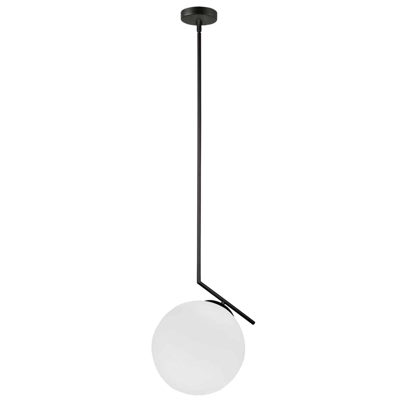 Dainolite 1 Light Pendant Mb Finish W/ Opal Glass ORN-141P-MB