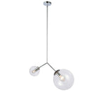 Dainolite 2 Light Incandescent Pendant Polished Chrome Finish ORN-212P-PC