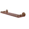 Allied Brass Prestige Skyline Collection 22 Inch Solid IPE Ironwood Shelf with Gallery Rail P1000-1-22-GAL-IRW-BBR