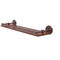 Allied Brass Prestige Skyline Collection 22 Inch Solid IPE Ironwood Shelf with Gallery Rail P1000-1-22-GAL-IRW-CA