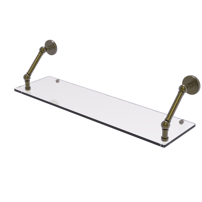 Allied Brass Prestige Skyline Collection 30 Inch Floating Glass Shelf P1000-1-30-ABR