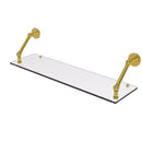 Allied Brass Prestige Skyline Collection 30 Inch Floating Glass Shelf P1000-1-30-PB