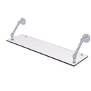 Allied Brass Prestige Skyline Collection 30 Inch Floating Glass Shelf P1000-1-30-SCH