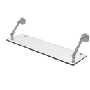 Allied Brass Prestige Skyline Collection 30 Inch Floating Glass Shelf P1000-1-30-SN